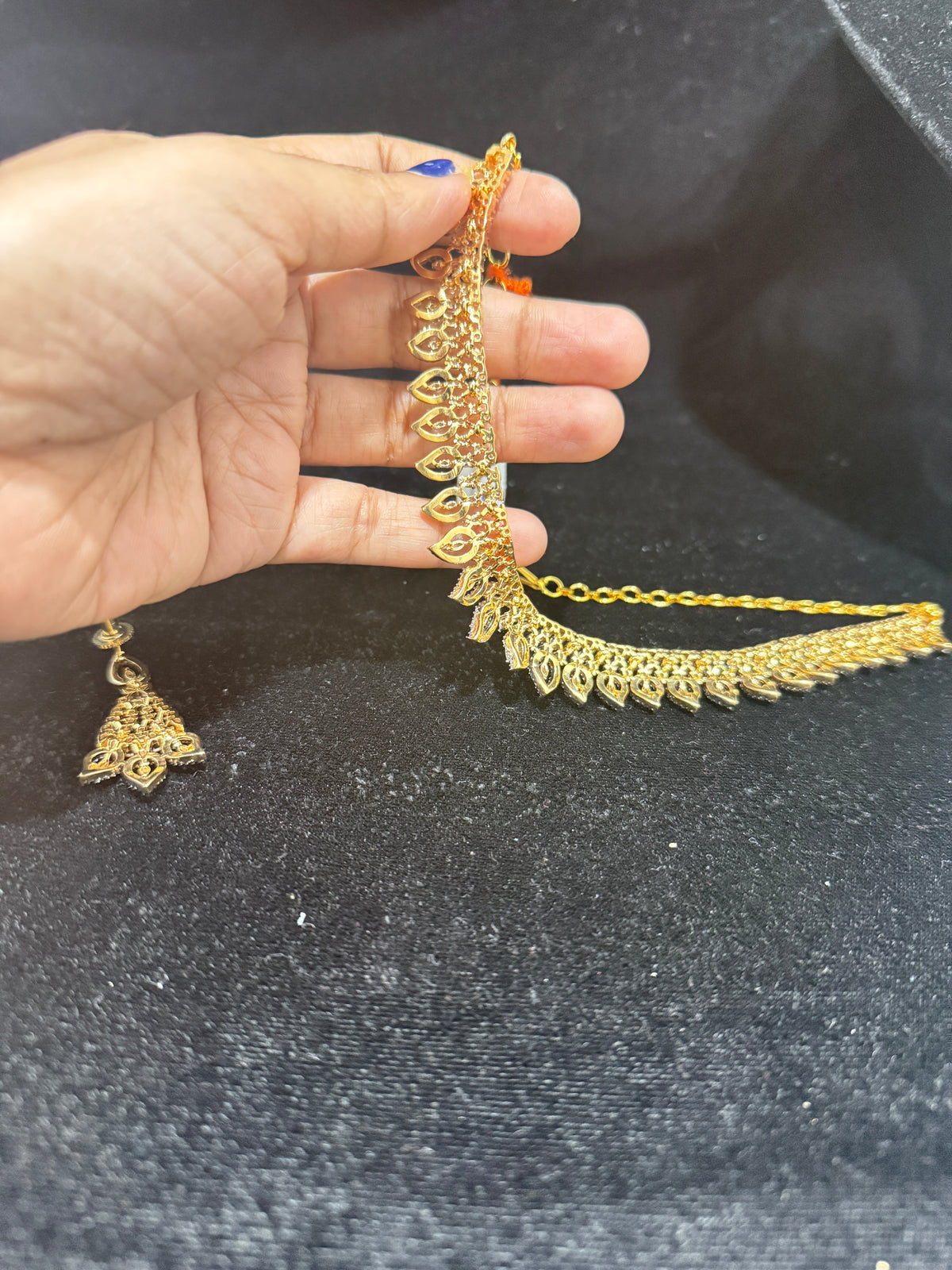 Cz necklace set with earrings!