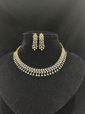 Cz necklace set wih earrings!