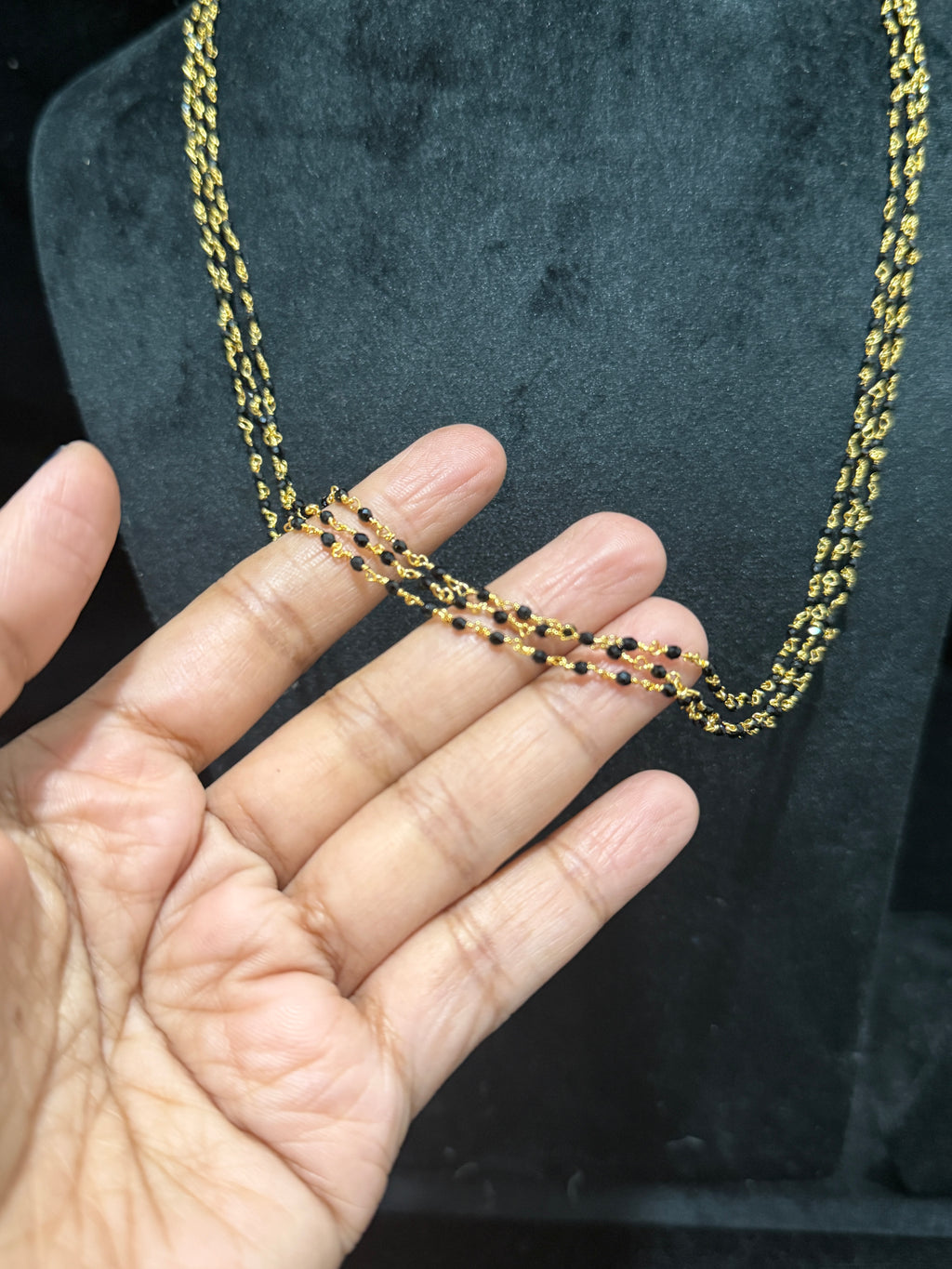 3 Layer black diamonds chain!