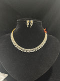 Cz necklace with earrings!