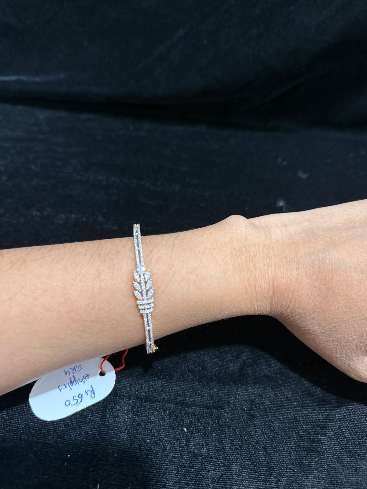 Sleek cz openable bracelet!