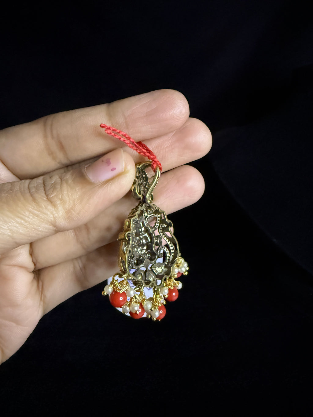 Moissonite Victorian pendant!